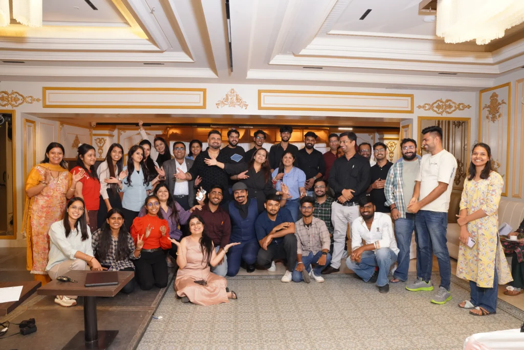 Anksh Mehta, a trusted brand consultant with his team