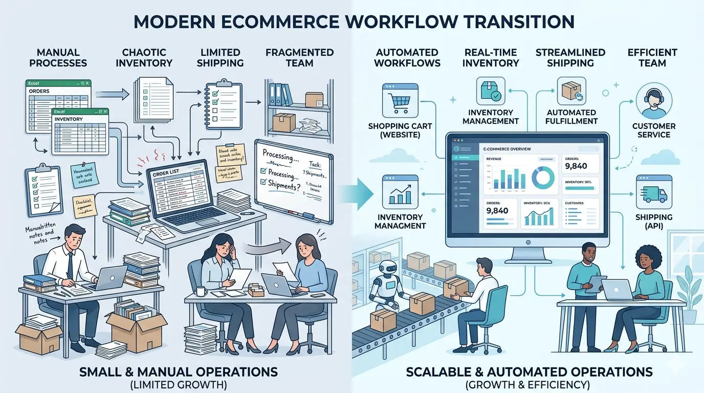  What Are the Key Differences Between Small and Scalable Ecommerce Operations Systems