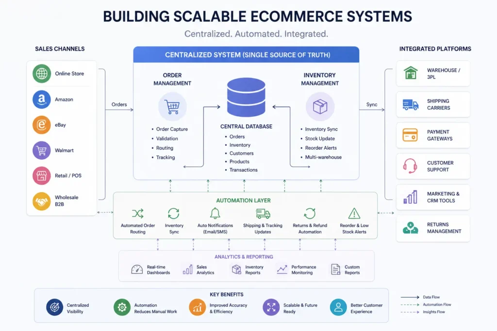 how to scale ecommerce operations without system failure